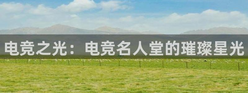 米兰电竞网页版入口：电竞之光：电竞名人堂的璀璨星光
